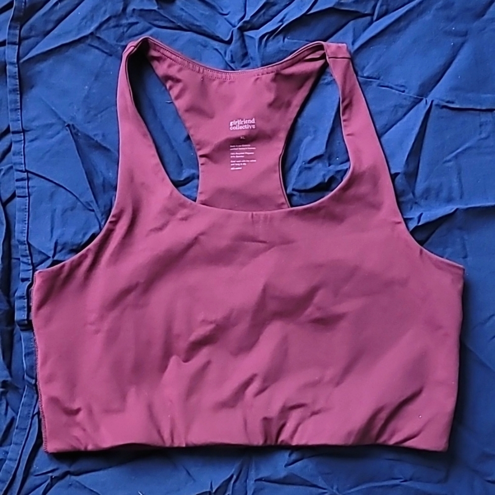 Paloma Racerback Bra in Plum